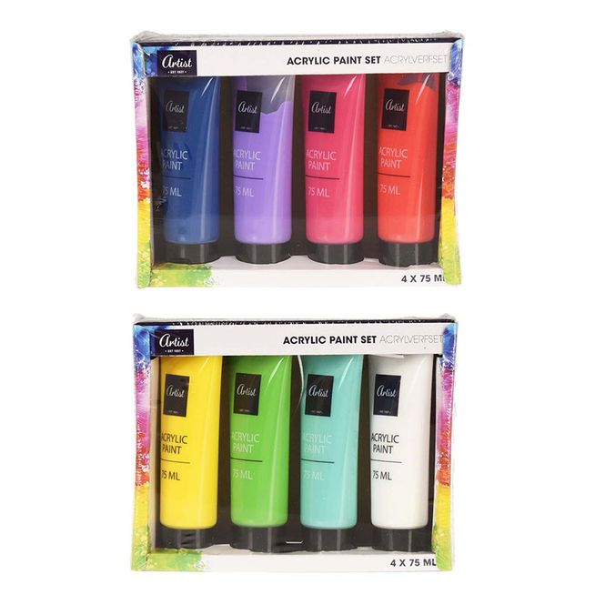 Hovedbilde Akrylmaling - 4pk