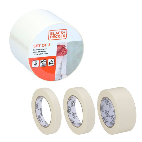 Bilde av Maskeringsteip - 3 ruller