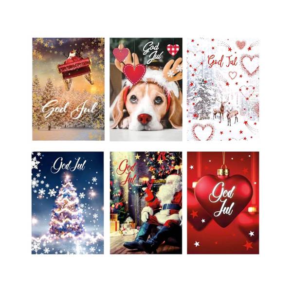 Bilde av Doble Julekort med Musikk