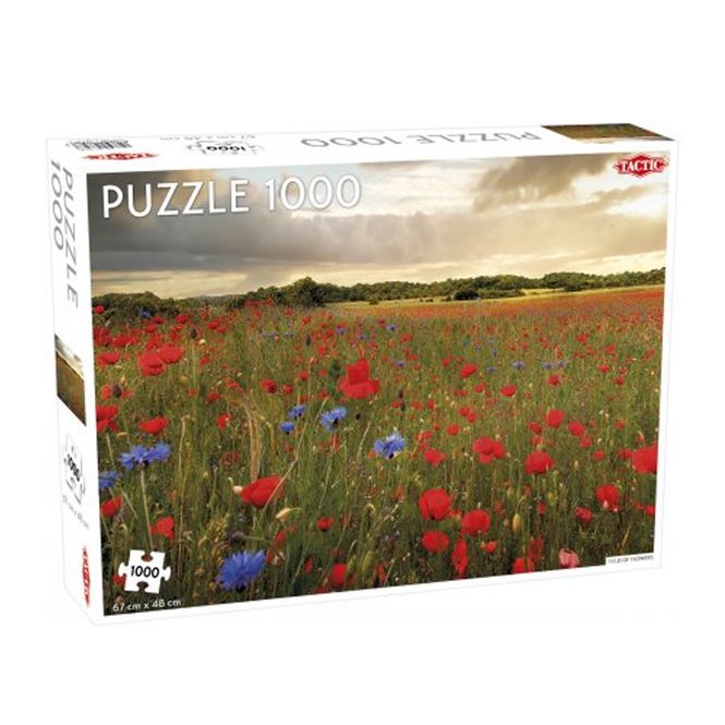 Hovedbilde Puslespill 1000 brikker - Field of Flowers