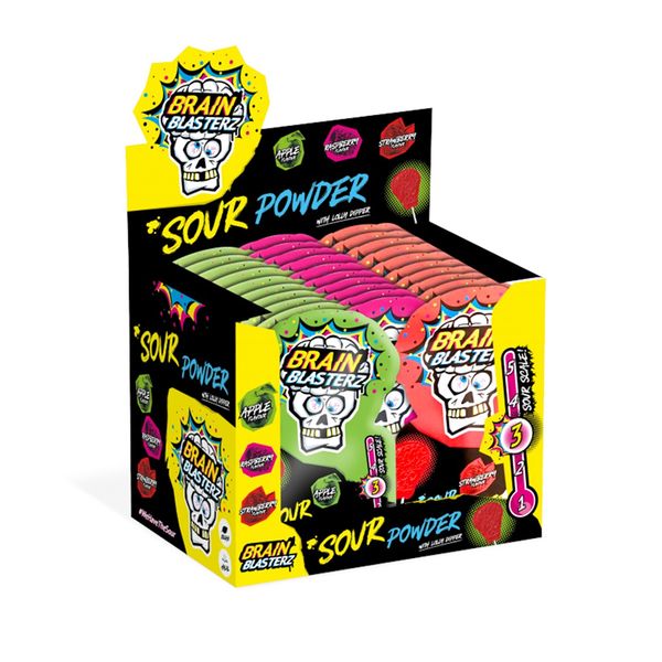 Hovedbilde Sour Powder Lolly Dippers (Kartong 30 x 10g)