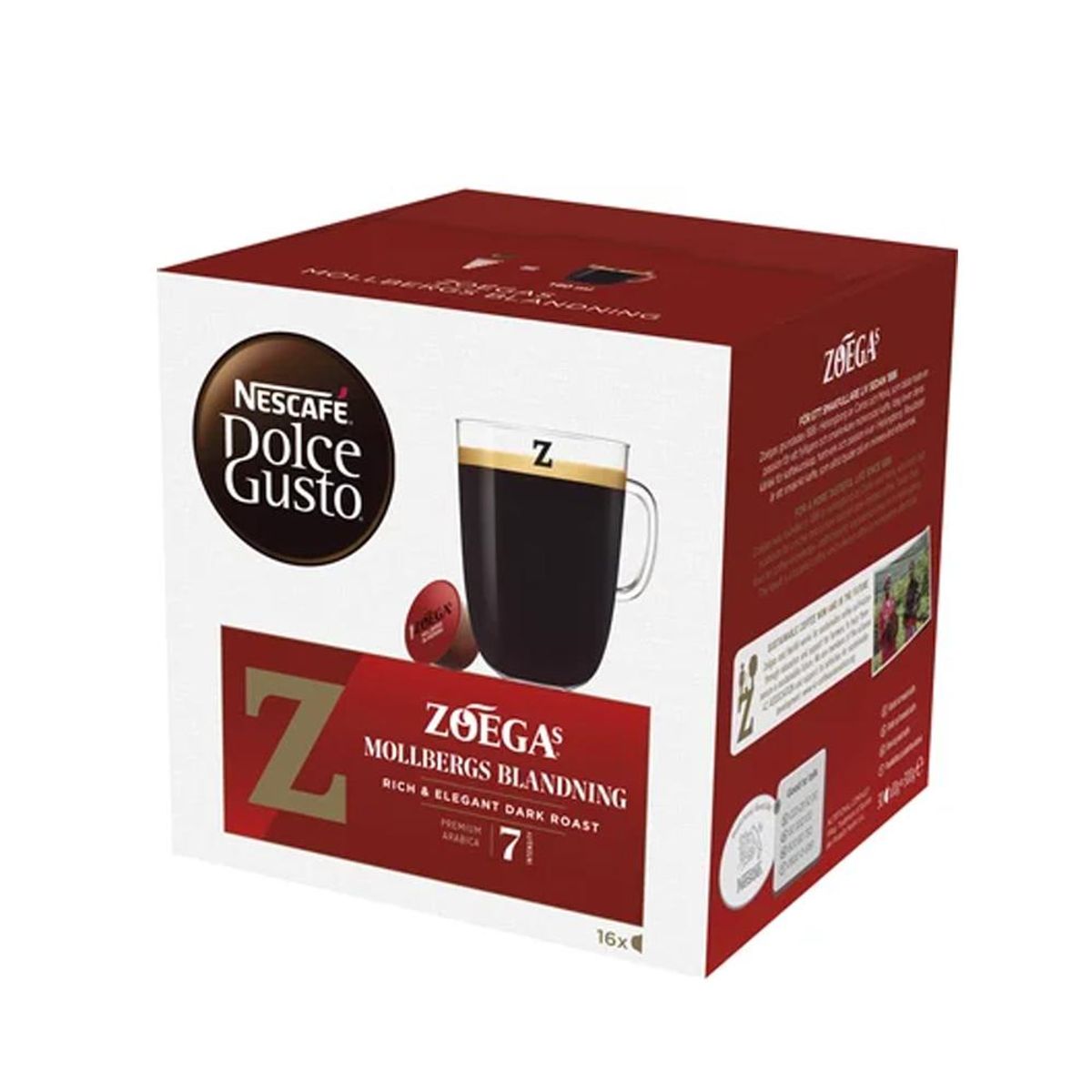 Nescafe Dolce Gusto Mollbergs - 16 Kaffekapsler