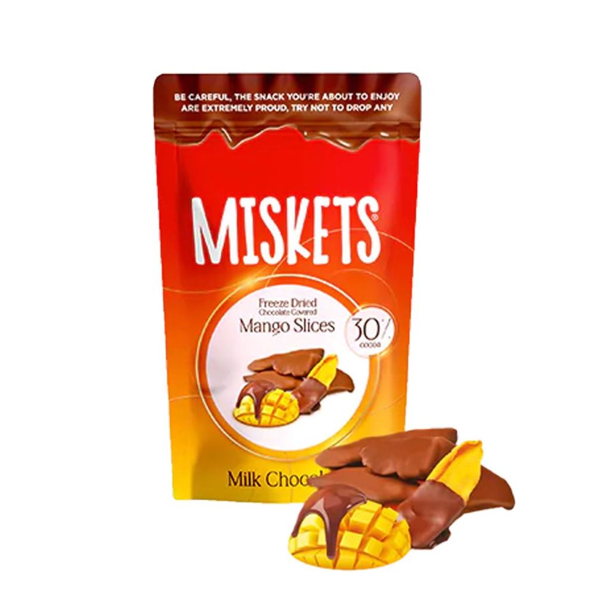 Freeze Dried Mango Slices - Milk Chocolate