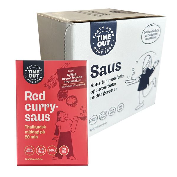 Hovedbilde Red Curry Saus (Kartong 10 x 100g)