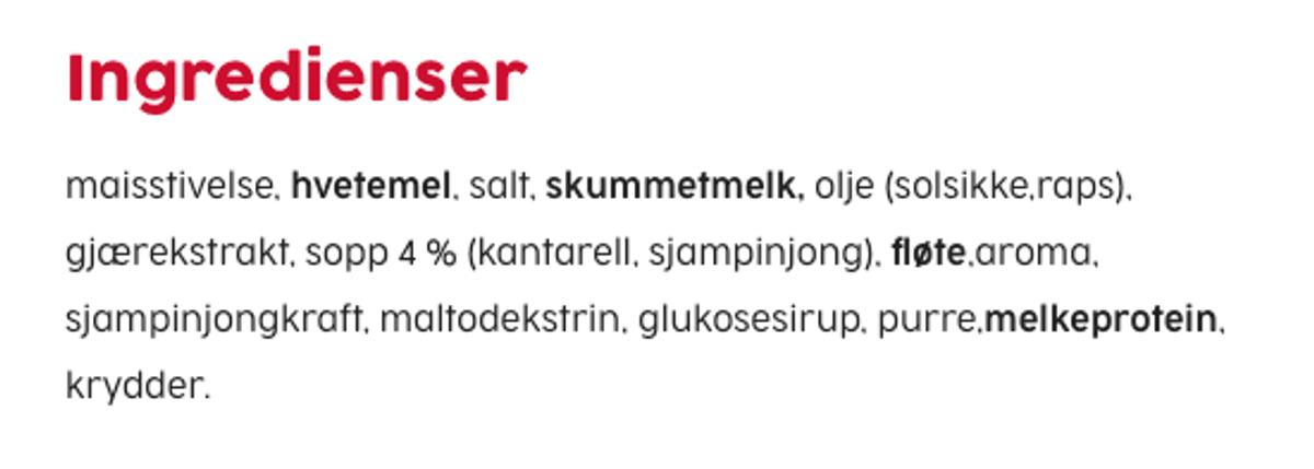 Kremet Skogsoppsuppe