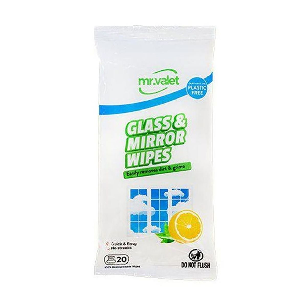 Glass & Mirror Wipes - Citrus