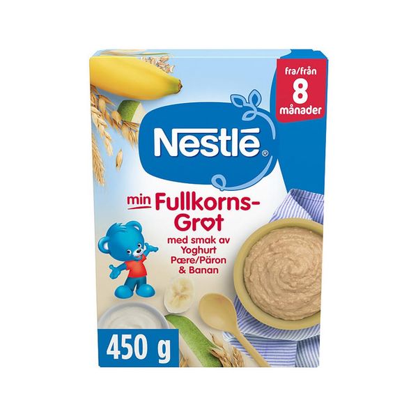 Hovedbilde Fullkornsgrøt - Yoghurt, Pære & Banan