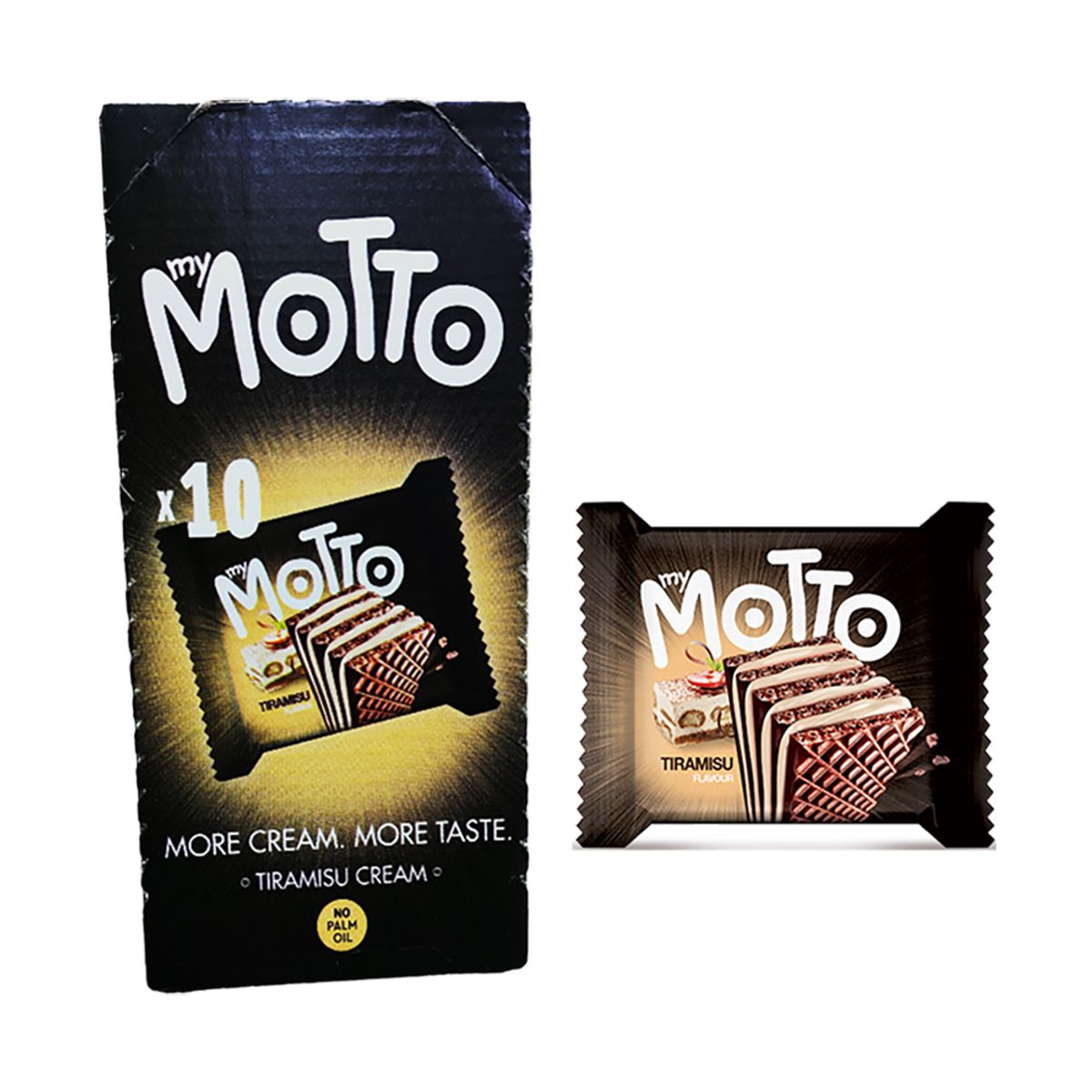 Crispy Wafer Tiramisu (Kartong 10 x 30g)