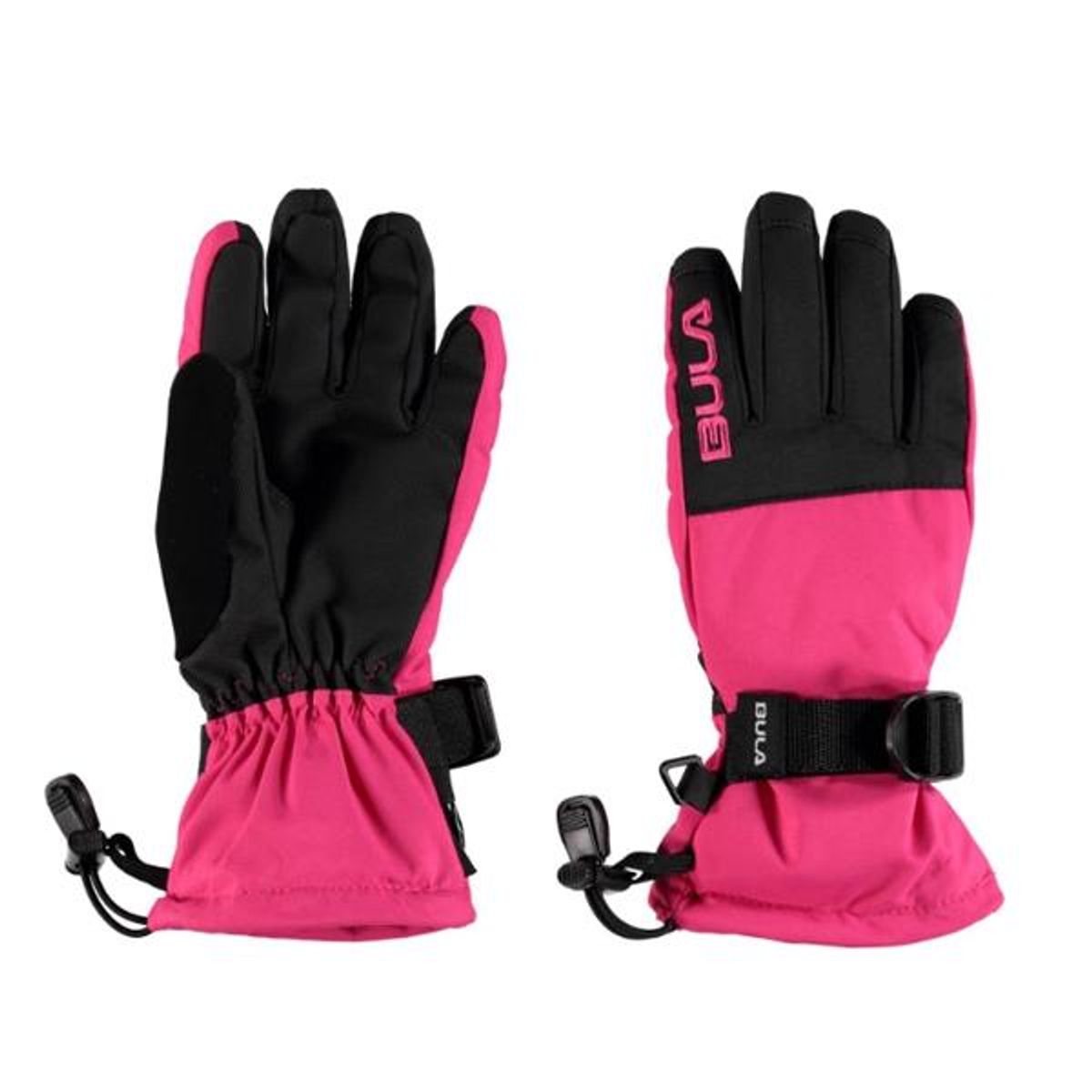 Bula Junior Ski Hansker- Rosa/Sort