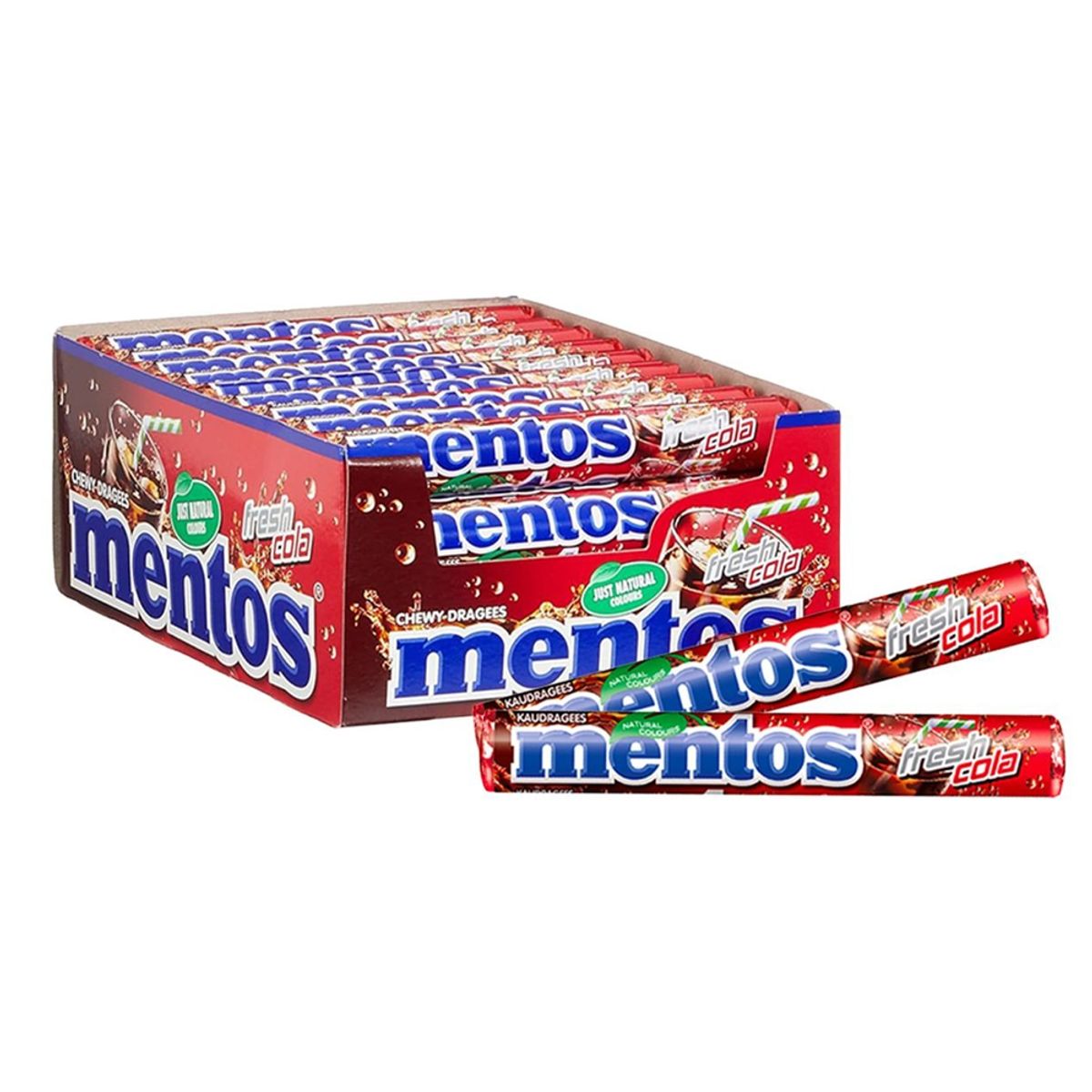 Mentos Fresh Cola (Kartong 40 ruller)