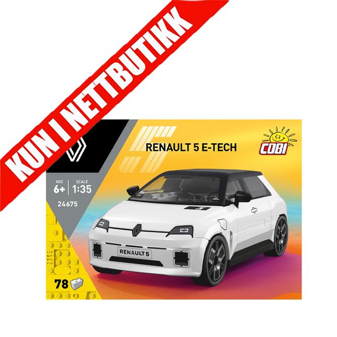 Hovedbilde Cobi Byggesett 24675 - Renault 5 E-Tech