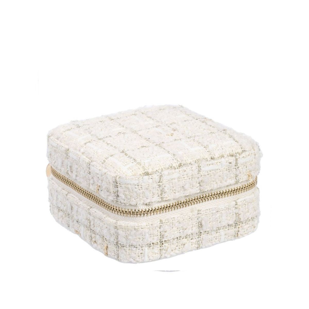 Tweed Jewellery Box Mini - Vanilla