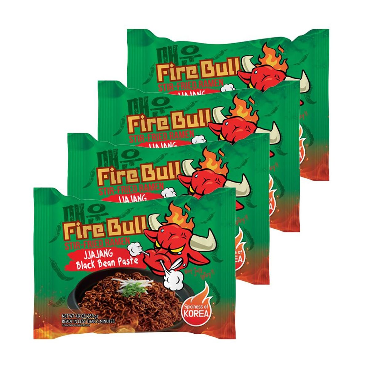 Stir Fried Ramen Jjajang Black Bean Paste - 4pk