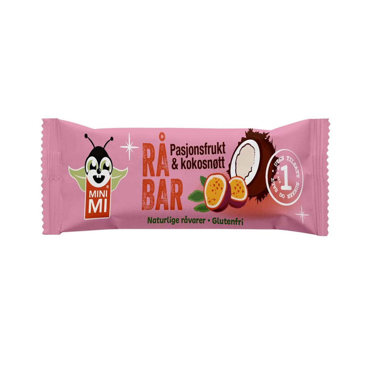 Rå Bar Pasjonsfrukt & Kokos (Kartong 30 x 35g)