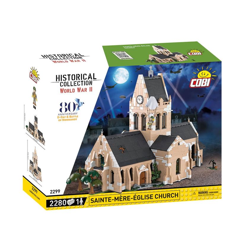 Cobi Byggesett 2299- Sainte-Mere- Eglise Church