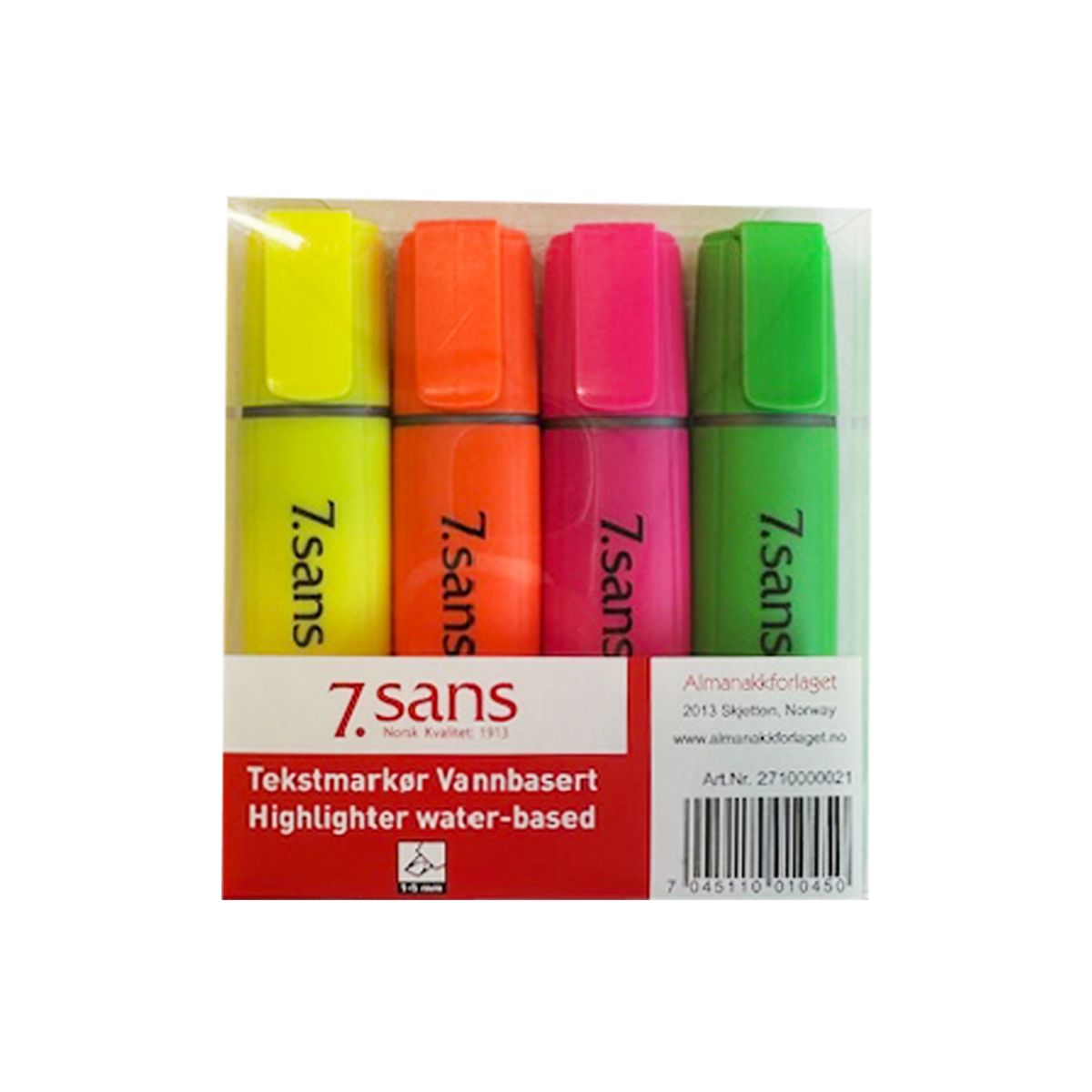 Tekstmarkører 4-pk