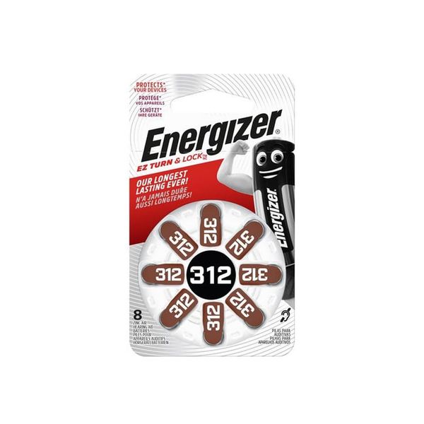 Energizer Batterier til Høreapparat ZA 312