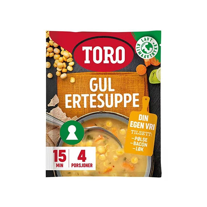 Gul Ertesuppe (Kartong 12x 146g)