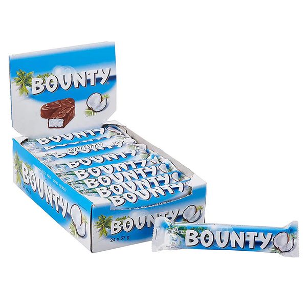 Hovedbilde Bounty Sjokolade (Kartong 24 x 57g)